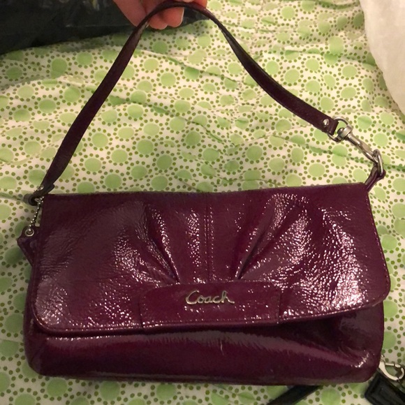 Plum coach wristlet - Picture 6 of 6